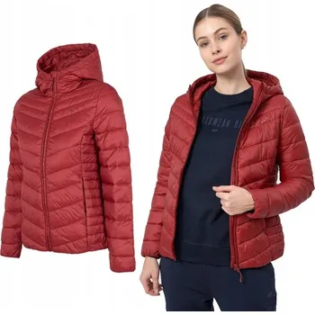 4F dámská péřová bunda s kapucí 4FAW23TTROM517 velikost M