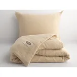 Mušelínové povlečení béžové premium 140x200 + 70x90 cm