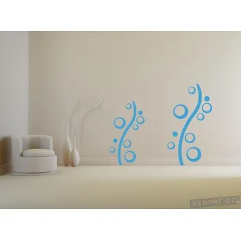 Vodní rostliny Barva: 056 - Ledově modrá, Velikost: Sada 1 (podrobnosti v popisu)