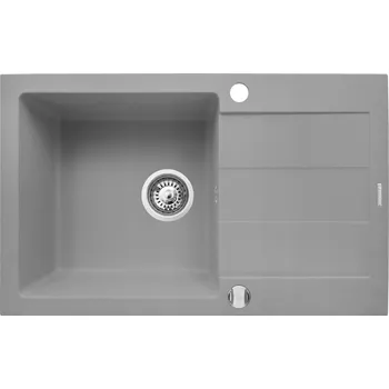 Granitový dřez Jednokomorový granitový dřez Pyramis Sparta, šedý
