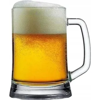 Sklenice Skleněný pivní půllitr 0,5 l