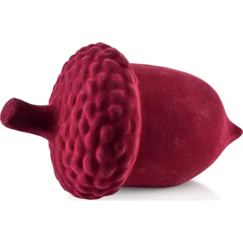 Keramická figurka žaludu MAVE 29x18 cm bordó