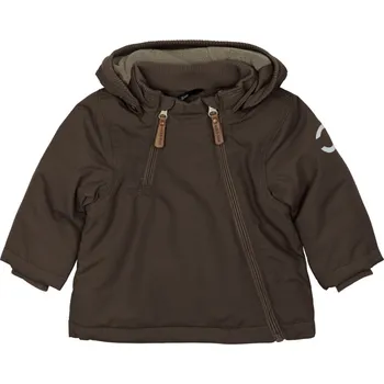 Kojenecká bunda Dětská zimní bunda 1669ML_1 Mikk-line - hnědá Raisin Velikost: 80