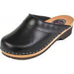 Zdravotní dřeváky PREMIUM MEDICAL unisex, černé Velikost: 45 PU pěna na nártu, tlumící amortizační podrážka