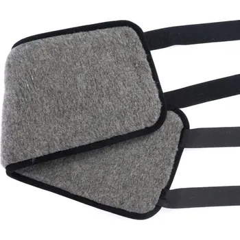 WN Ledvinový pás ze 100% ovčí merino vlny grafit