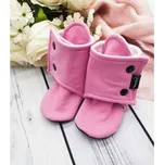 Vysoké capáčky s microfleesem - Light purple 9 - 12M