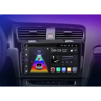 Autorádio VW Golf 7 Autorádio Mekede - černý rámeček