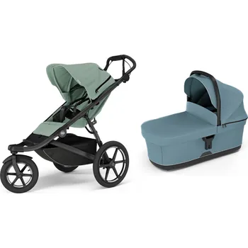 Kočárek Thule Urban Glide 3 Mist Green s magnetickou přezkou+ hluboká korba Mid Blue autorizovaný prodejce THULE