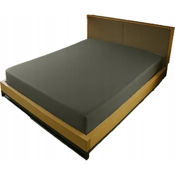 Prostěradlo PROSTĚRADLO JERSEY S GUMOU 70x140 TMAVĚ ŠEDÉ