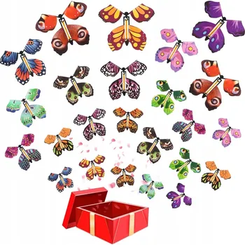 Obraz 24x Natahovací létající motýli – Magický trik DÁREK pro děti – Zábava