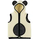 Dětská vesta PANDA z kašmíru a merino vlny Velikost: 98