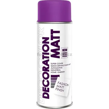 Barva ve spreji Deco Color ® DecoColor, barva ve spreji MATT, RAL 4006 fuchsiový - 400 ml
