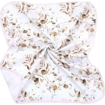 Dětská deka Dvouvrstvá mušelínová deka pro miminko, eukalyptus 80x100 cm