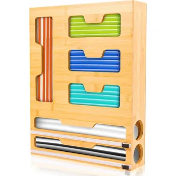 KUCHYŇSKÝ ORGANIZÉR DO ZÁSUVKY KRÁJEČ FÓLIE DISPENSER DÁVKOVAČ SÁČKŮ