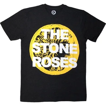 The Stone Roses Tričko Large Lemon Unisex Charcoal Grey XL