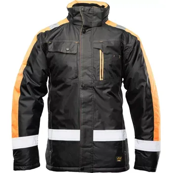 pracovní bunda Polstar Seven Kings Rival BO reflexní zimní bunda Black/Orange