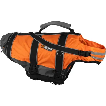 Obleček pro psa Non-stop dogwear Plovací vesta Safe life jacket 2.0 oranžová, 7