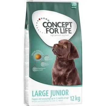 Krmivo pro psa Concept for Life Pro štěňata a mladé psy velkých plemen 12 kg. Vitamíny skupiny B
