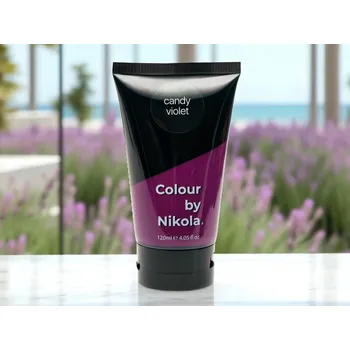 Barva na vlasy Colour by Nikola Barva na vlasy, CANDY VIOLET fialová, 120 ml