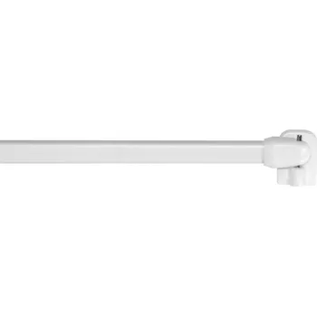 Záclona Tyč na záclony – vitrážová záclona bílá 100 cm