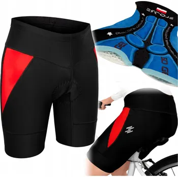 Pánské kraťasy Cyklistické Kraťasy Ercole 4XL černé