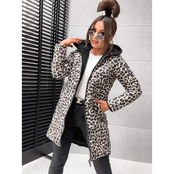 Dámská parka Zimní parka STAY leopard Velikost: L