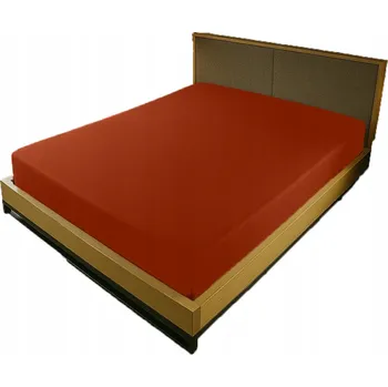 Prostěradlo PROSTĚRADLO JERSEY S GUMOU 140x210 CIHLOVÁ BARVA