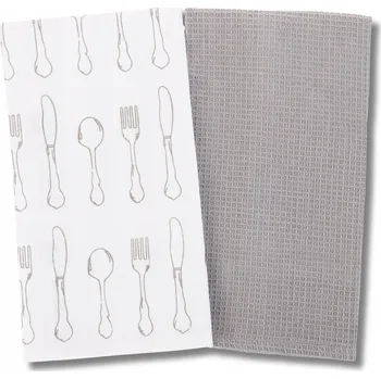 Utěrka Kuchyňské utěrky Sada 2 ks Bavlněné 40x60 cm MORAJ