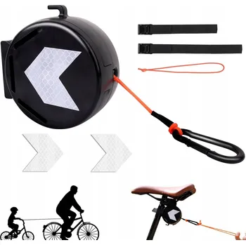 Tažné lano TAŽNÉ LANO PRO DĚTI 2m ELASTICKÉ SILNÉ KINETICKÉ PRO TAŽENÍ KOLA