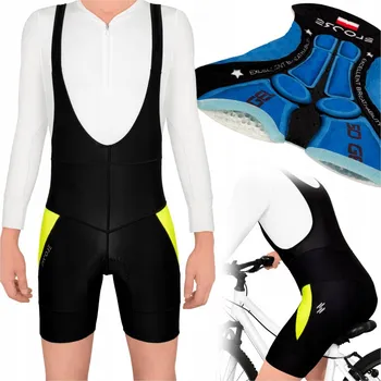 Pánské kraťasy Cyklistické Kraťasy Ercole XXL černé