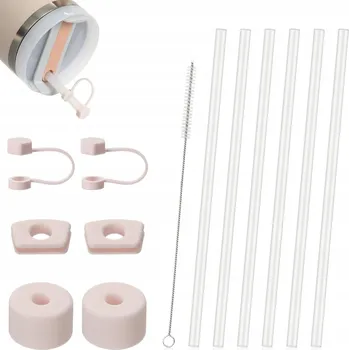 BRČKA DO HRNKU STANLEY CUP, PLASTOVÁ, S ČISTICÍM KARTÁČKEM, SADA 6 Ks