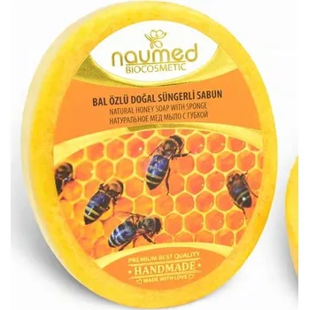 Mýdlo NAUMED Mýdlo v Houbě ESENCE MEDU přírodní MYDLOGOUBA! 135g