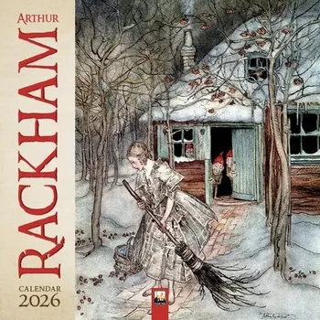 Cizojazyčná kniha Arthur Rackham Wall Calendar 2026 (Art Calendar)