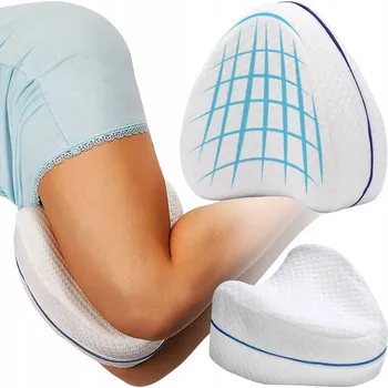 Polštář Lewer Ortopedický polštář pod nohy z paměťové pěny M bílý