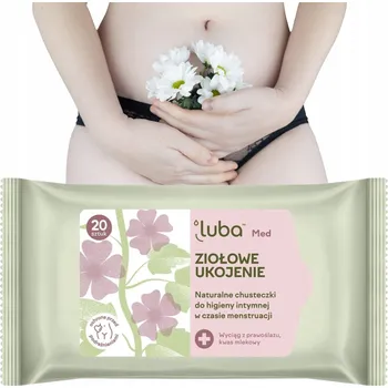Intimní hygienický prostředek Vlhčené ubrousky pro intimní hygienu Luba 20 ks