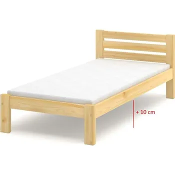 Postel KLASA-NÁBYTEK.cz Dvoulůžková postel CLASSIC PLUS - borovice ROZMĚR: 160 x 200 cm