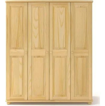 Šatní skříň KLASA-NÁBYTEK.cz Šatní skříň 4P - borovice
