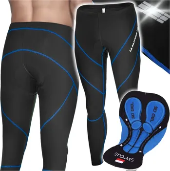 Cyklistické kalhoty Cyklistické kalhoty dlouhé Ercole XL černé