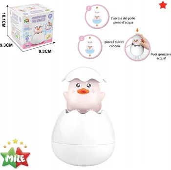 Hračka pro nejmenší Hračka do vany dinosaurus ve tvaru vajíčka