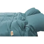 Mušelínové povlečení tmavě modré premium 140x200 + 70x90 cm