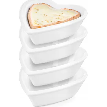 4x Žáruvzdorná zapékací miska keramická kokilka 35 ml