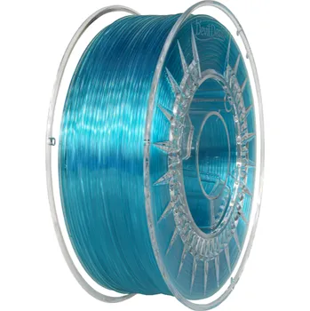 Filament Devil Design PETG - Modrá Transparentní (Blue Transparent) - 1kg