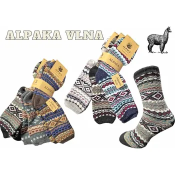 Pesail Pánské Alpaka vlna ponožky barevné 3 páry