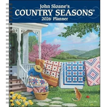 Cizojazyčná kniha John Sloane's Country Seasons'® 12-Month 2026 Monthly/Weekly Planner Calendar - Sloane, John