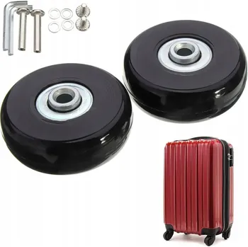 SADA KOLEČEK PRO KUFRY VÝMĚNNÁ KOLEČKA PRO ZAVAZADLA KUFRŮ TAŠEK 2 KS 50*18mm