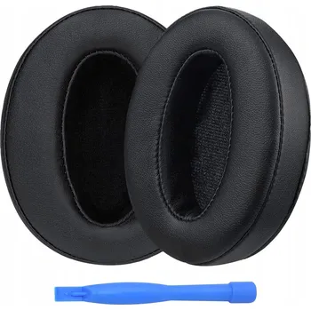 Sluchátka NÁHRADNÍ NÁUŠNÍKY PRO SLUCHÁTKA SENNHEISER, VYMĚNITELNÉ ČERNÉ POLŠTÁŘ NA UŠI