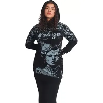 Dámské šaty Yakuza dámské mikinové šaty CATZ GKB 26125 Black