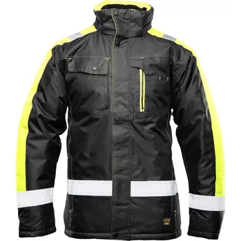 pracovní bunda Polstar Seven Kings Rival BO reflexní zimní bunda Black/Yellow