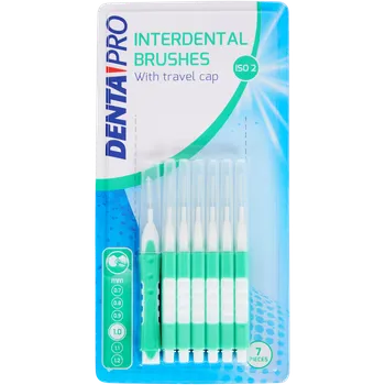 Dentální hygiena Mezizubní kartáčky 1,0mm - Dentapro - 7ks