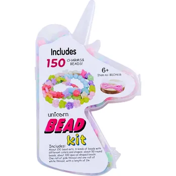 Dětské navlékací korálky KORÁLKY NA VÝROBU NÁRAMKŮ SADA 616